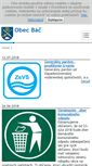 Mobile Screenshot of obecbac.sk